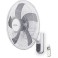 WALL FAN  15833R 45cm ΜΕΤΑΛΛΙΚΟΣ 65W WHITE ME R/C